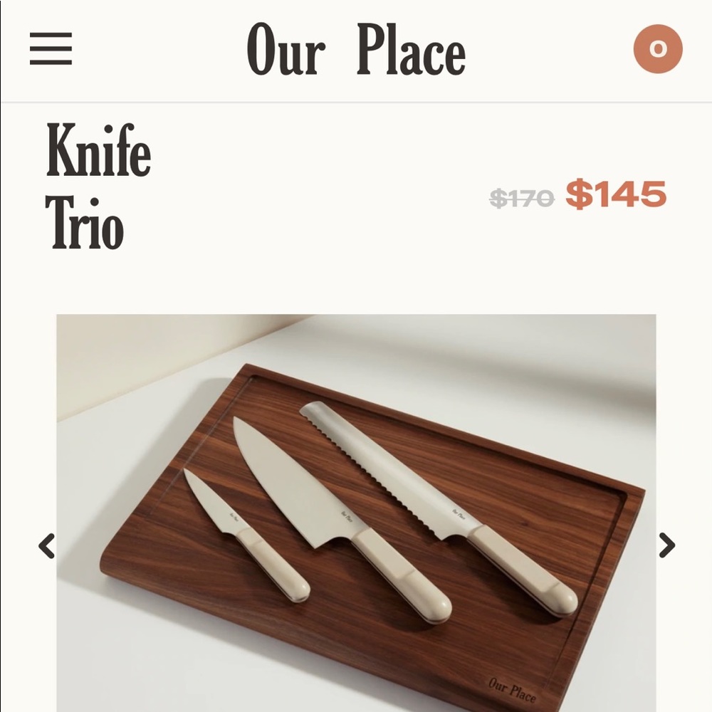 Our Place Knife Trio